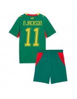 Senegal Nicolas Jackson #11 Venkovní dres pro děti MS 2026 Krátký Rukáv (+ trenýrky)